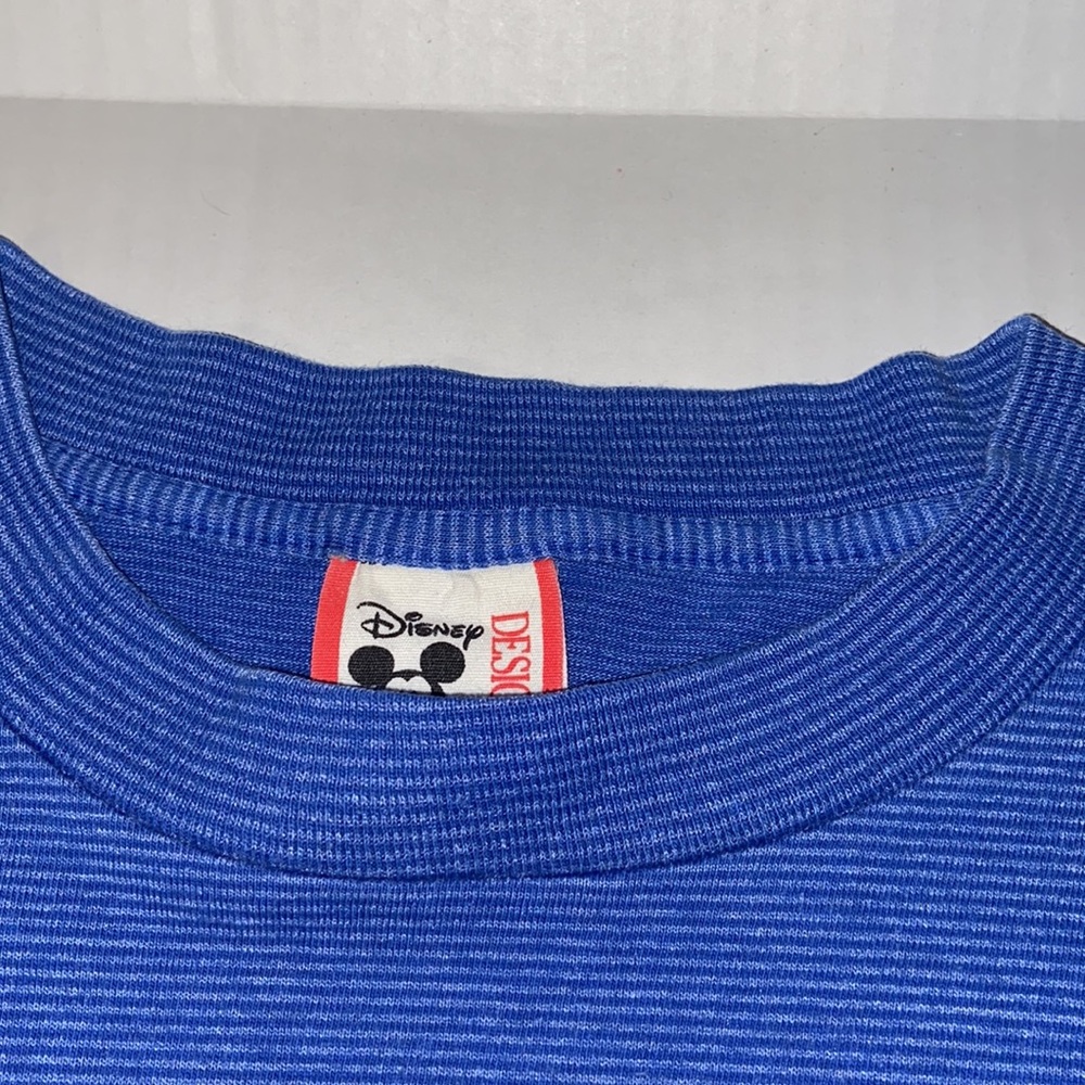 Vintage Disney Mickey Mouse Unisex L/XL Short Sleeve Blue T-Shirt - Picture 3 of 9